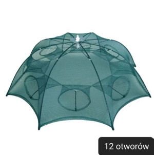 Podrywka pułapka na ryby siatka 12 otworów