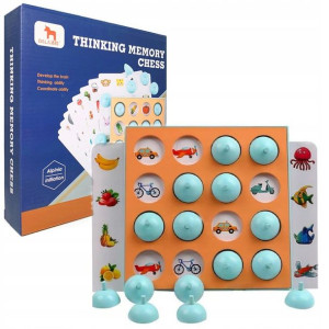 Puzzle Układanka Gra Memory Montessori Gra