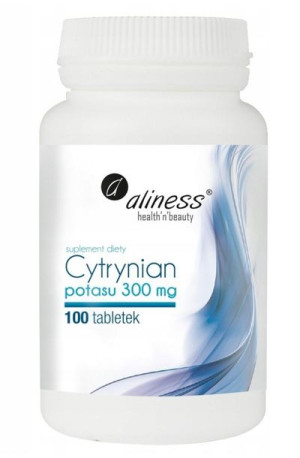 Aliness cytrynian potasu 300 mg 100 t