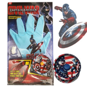 AVENGERS KAPITAN AMERYKA Zestaw Rękawica + JOJO
