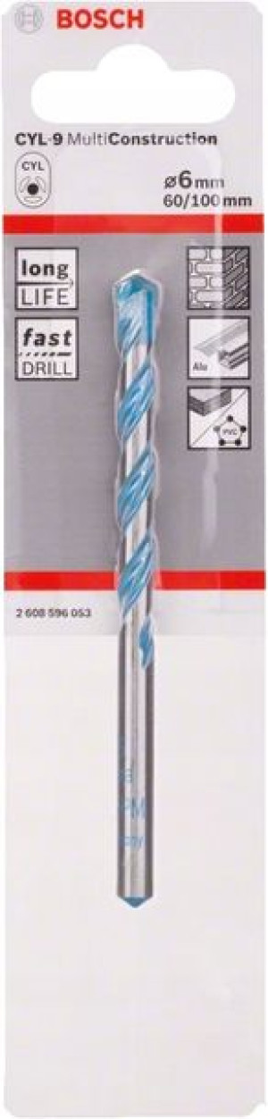Bosch Wiertło Multiconstruction 6*100mm Cyl-9