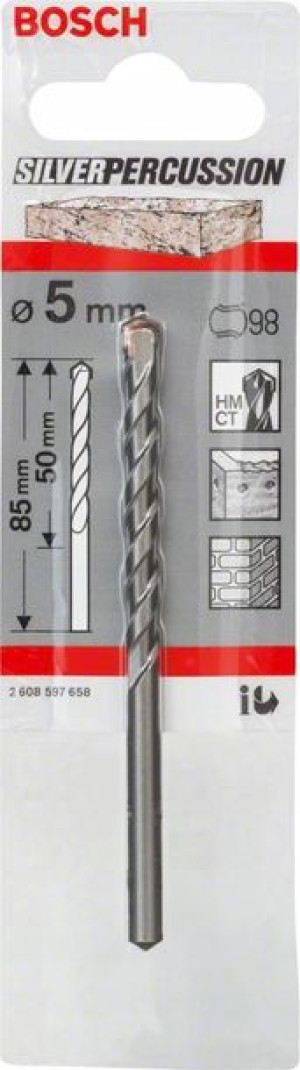 Bosch Wiertło Do Kamienia Silver Percussion 5*85mm