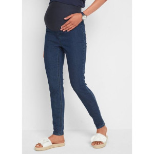 Bonprix Ciążowe Długie Jeansowe Spodnie Ściągaczem Jegginsy 34-36 927972
