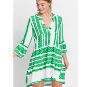 Bonprix Asymetryczna Luźna Sukienka Damska Z Falbanami Oversize 36-38