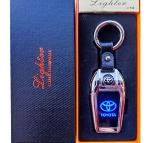 Elegancki brelok TOYOTA zapalniczka żarowa latarka