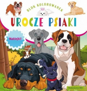 Blok kolorowanek. Urocze psiaki praca zbiorowa