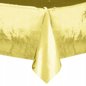 Obrus foliowy złoty 137x274 cm