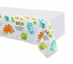 Obrus foliowy DINO 130x220 cm urodziny