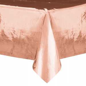 Obrus foliowy Rose Gold 137 x 274 cm