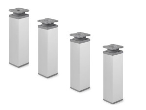 4x Nóżki Stopki Aluminiowe Meblowe Regulowane H150