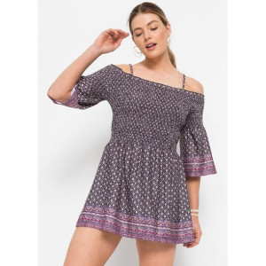 Bonprix Bluzka Carmen Wzór Baskinka 40-42 910509