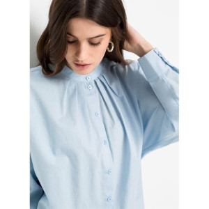Błękitna Koszula Oversize Na Guziki 40-42 959249