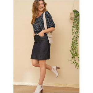 Jeansowa Spódnica Bawełna Organiczna 40-42 954401