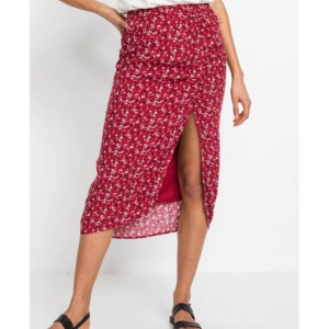 Spódnica Midi W Kwiaty Z Rozcięciem 40-42 924076