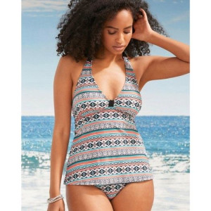 Bonprix Top Od Tankini Ze Wzorem Azteckim 42-44 932578