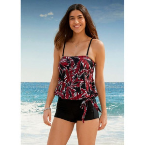 Top Od Tankini Z Wiązaniem Wzór 42-44 949595