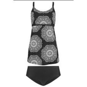 Bonprix 2 Cz Tankini Wzór Ramiączka 46-48 960020