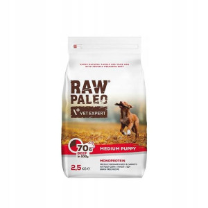 RAW Paleo karma dla szczeniąt ras średnich