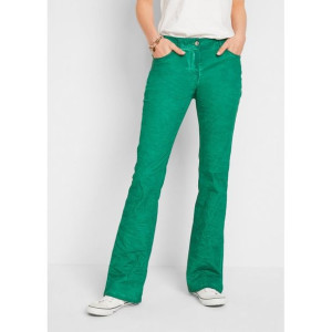 Zielone Jeansy Spodnie Jeansowe Dzwony 52-54 927578