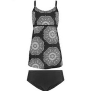 Bonprix 2 Cz Tankini Wzór Ramiączka 54-56 960020