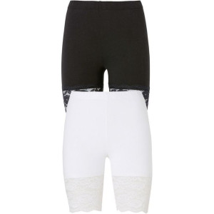 2 Szt Legginsy Kolarki Koronka Bawełna 32-34 926789