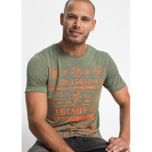 Bawełniany Tshirt Z Nadrukiem 60-62 903819