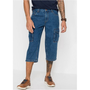 Jeansowe Spodnie Bermudy Bojówki Regular Fit 52 928596