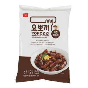 Yopokki, Kluski Ryżowe w Sosie Jjajang dla 2osob 240g YoungPoong