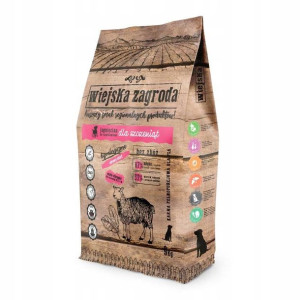 WIEJSKA ZAGRODA Jagnięcina Szpinak JUNIOR 9kg