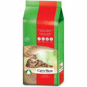 CAT'S BEST ECO PLUS Żwirek Drewniany Zbrylający 40