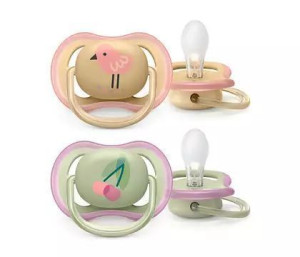 AVENT Smoczek uspokajający AIR 0-6M GIRL