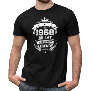 1963 Narodziny legendy 55 lat koszulka na prezent urodzinowe 55 urodziny