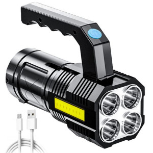 Latarka Led Taktyczna Usb Mocna Wodoodporna