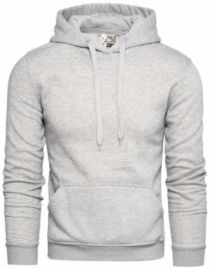 Bluza męska z kapturem szara Recea - L