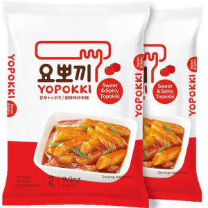 Yopokki, Kluski Ryżowe w Sosie Słodko-Pikantnym na 2osob 280g YoungPoong