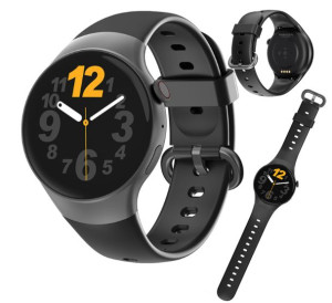 Smartwatch zegarek męski czarny rozmowy Rubicon