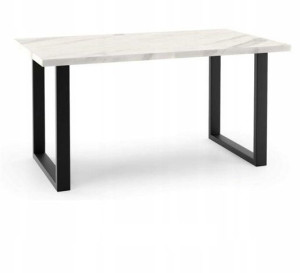 Industrialny stół rozkładany 120 cm RONA Marmur