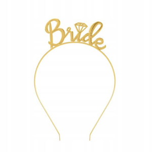 Opaska Bride To Be złota na WIECZÓR PANIEŃSKI