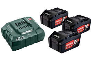 Metabo Zestaw 3 Akumulatory 18v 4,0ah + Ładowarka