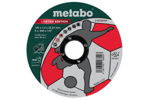 Metabo Tarcza Tnąca Inox Do Stali 22,23x125mm