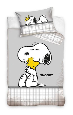 SNOOPY Komplet Pościeli Pościel 100x135 Niemowlęca do łóżeczka