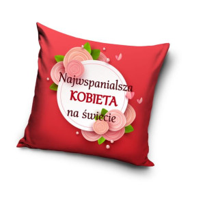 Poszewka Jasiek 40x40 Walentynki Dzień Kobiet Prezent