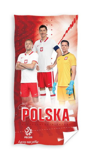 Ręcznik Polska PZPN Kąpielowy Plażowy 70x140 300gsm