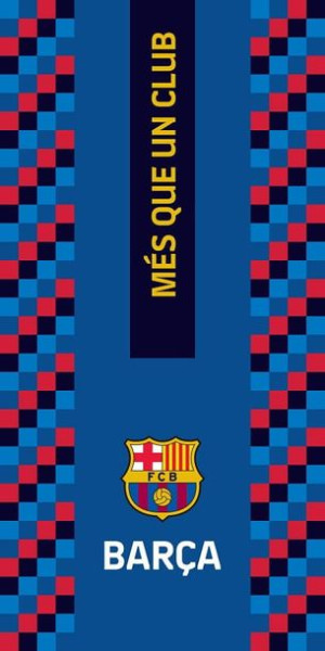 FC Barcelona FCB Ręcznik Kąpielowy Plażowy 70x140