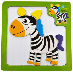 Tablica Magnetyczna Układanka Puzzle Zebra
