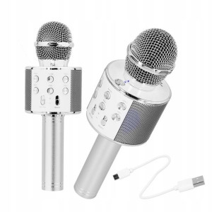 Mikrofon Bezprzewodowy Karaoke Głośnik Bluetooth