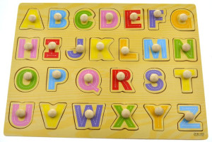 Edukacyjne Duże Klocki Drewniane Układanka