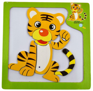 Tablica Magnetyczna Układanka Puzzle Tygrysek