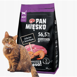 Pan Miesko Cielęcina Z Krewetkami 10kg Karma Kot