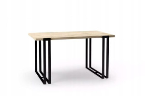 Prostokątny stół Fargo 140 cm - Dąb craft złoty